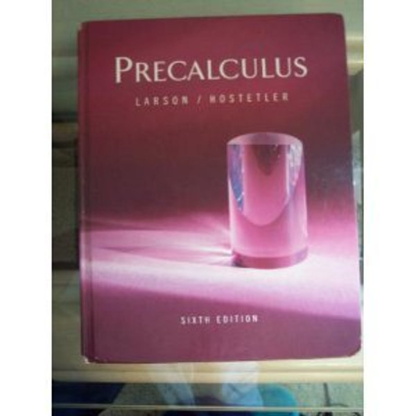 Pre-Calculus 6th Edition