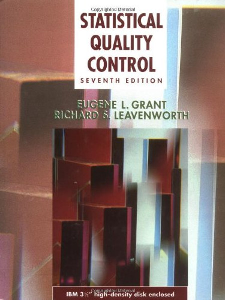 Statistical Quality Control (McGraw-Hill Series in Industrial Engineering and Management)