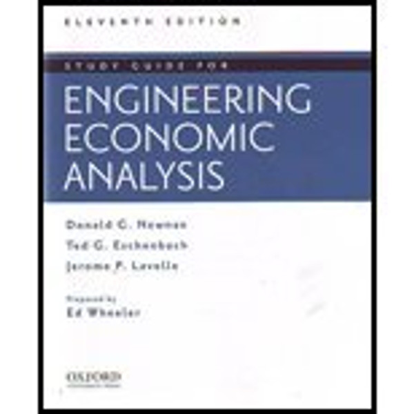 Study Guide for Engineering Economic Analysis