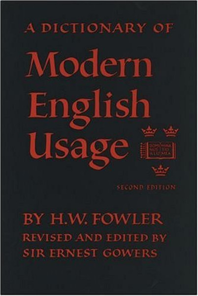 Oxford Fowler's Modern English Usage Dictionary