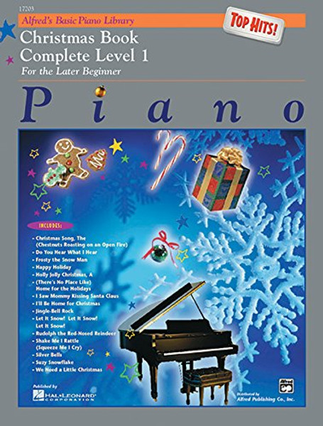 Alfred's Basic Piano Library Top Hits! Christmas Complete, Bk 1