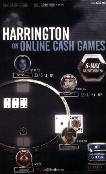 Harrington on Online Cash Games; 6-Max No-Limit Hold 'em
