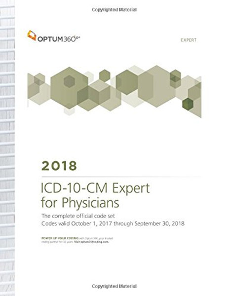 ICD-10-CM Expert for Physicians: With Guidelines 2018 (Spiral)
