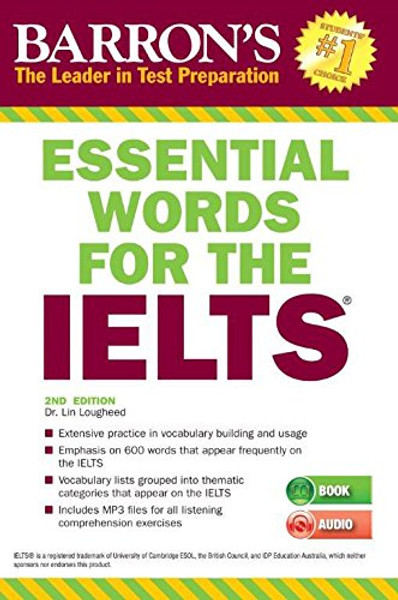 Essential Words for the IELTS with MP3 CD, 2nd Edition (Barron's Essential Words for the Ielts (W/CD))