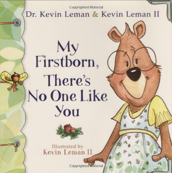 My Firstborn, There's No One Like You (Birth Order Book)