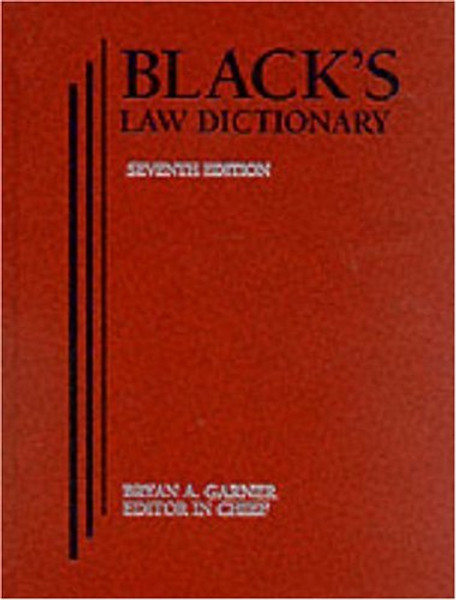 Black's Law Dictionary 7th Edition