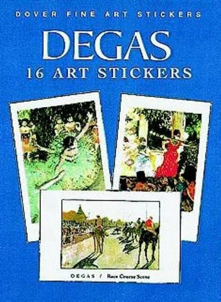 Degas: 16 Art Stickers (Dover Art Stickers)