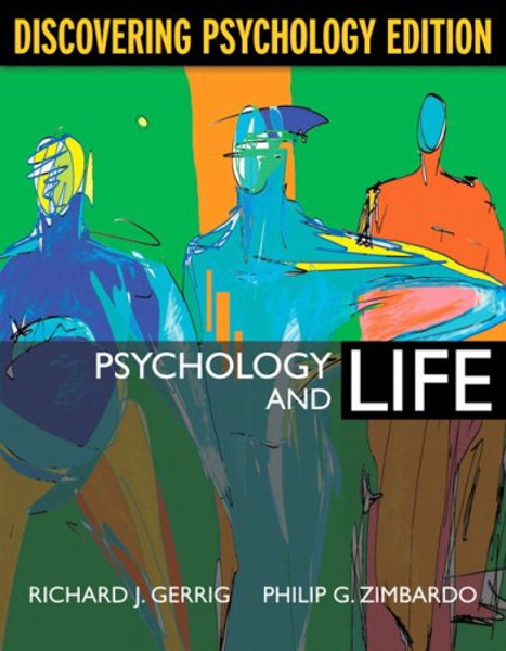 Psychology and Life Discovering Psychology Edition (18th Edition) (MyPsychLab Series)