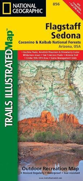 Flagstaff, Sedona [Coconino and Kaibab National Forests] (National Geographic Trails Illustrated Map)