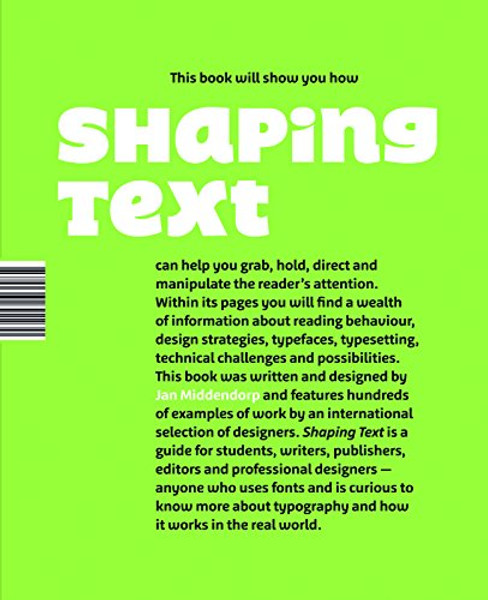 Shaping Text: Type, Typography and the Reader