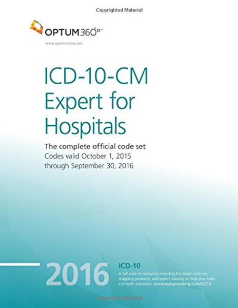 ICD-10-CM Expert for Hospitals 2016