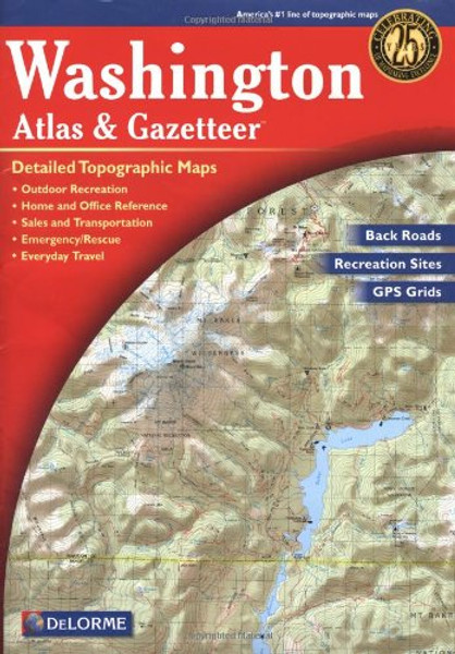 Washington Atlas & Gazetteer (Delorme Atlas & Gazetteer)