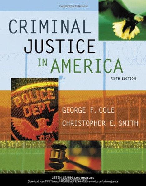 Criminal Justice in America (Available Titles CengageNOW)