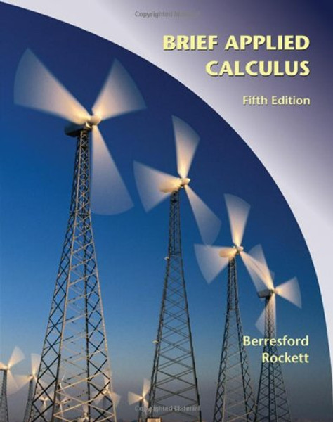 Applied Calculus, Brief (Available 2010 Titles Enhanced Web Assign)