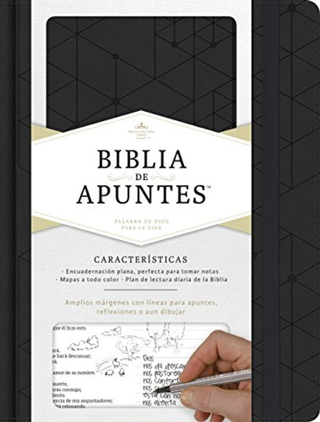 RVR 1960 Biblia de apuntes, negro smil piel (Spanish Edition)