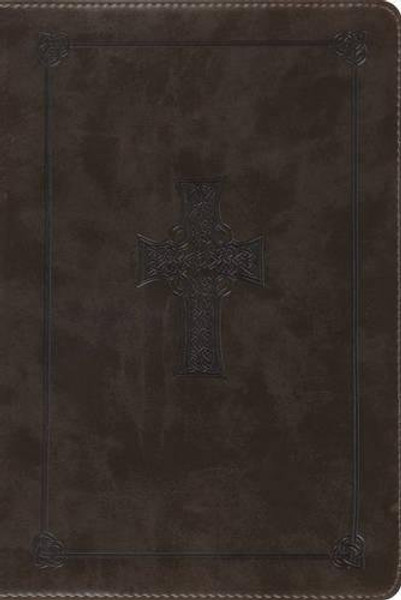 ESV Study Bible, Personal Size (TruTone, Olive, Celtic Cross Design)