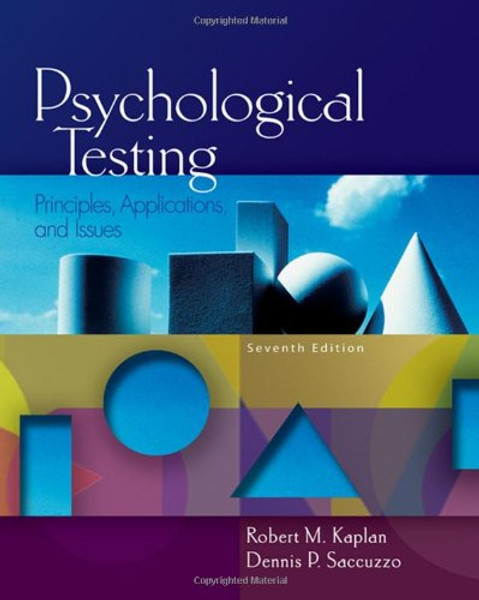 Psychological Testing: Principles, Applications, and Issues (PSY 430 Intimate Relationships)