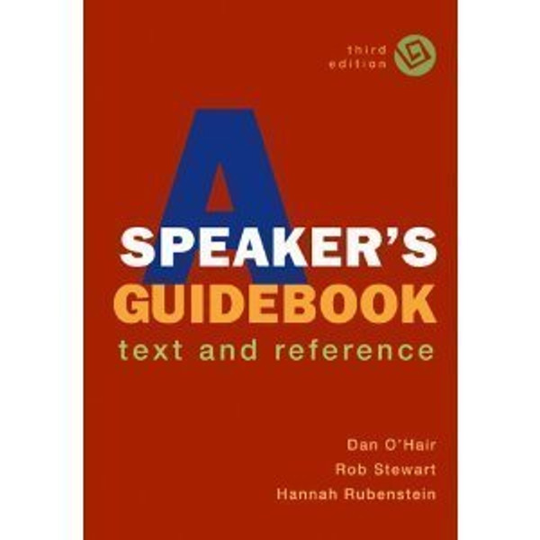 A Speaker's Guidebook Text and Reference