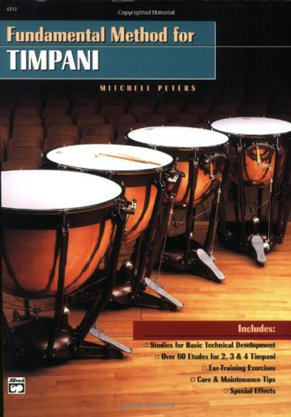 Fundamental Method for Timpani: Comb Bound Book