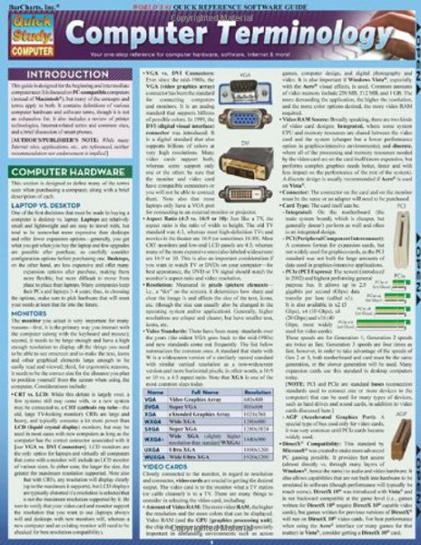 Computer Terminology (Quick Study)