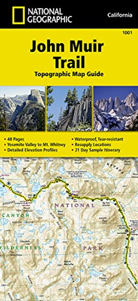 John Muir Trail Topographic Map Guide (National Geographic Trails Illustrated Map)