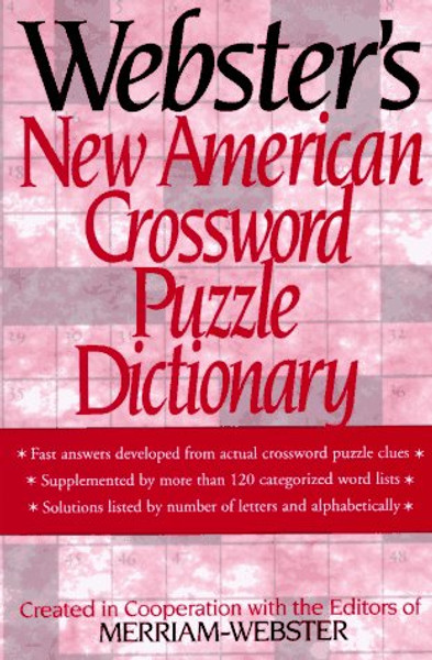 Webster's New American Crossword Puzzle Dictionary
