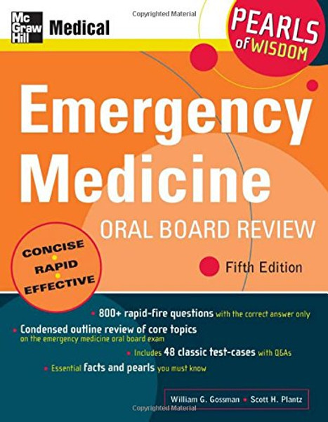 Emergency Medicine Oral Board Review: Pearls of Wisdom, Fifth Edition