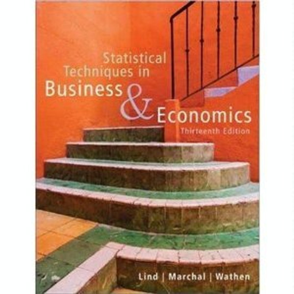 Statistical Techniques in Business And Economics