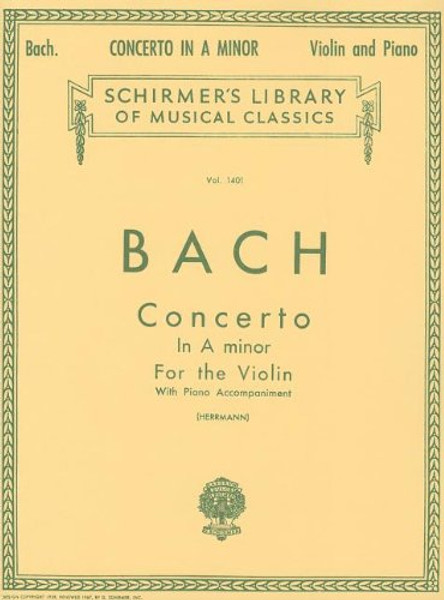 Concerto in A Minor: Score and Parts (Schirmer's Library of Musical Classics)