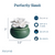 Bloom Porcelain Diffuser from Airome is a beautiful ceramic flower blooming from a wooden lid and speckled green porcelain vessel. The eucalyptus essential oil included gives off a fresh and woody aromatic scent.