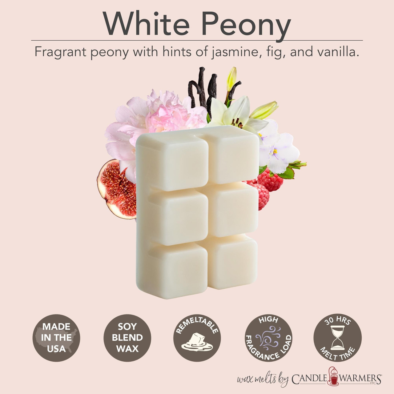 White Peony Classic Wax Melts
