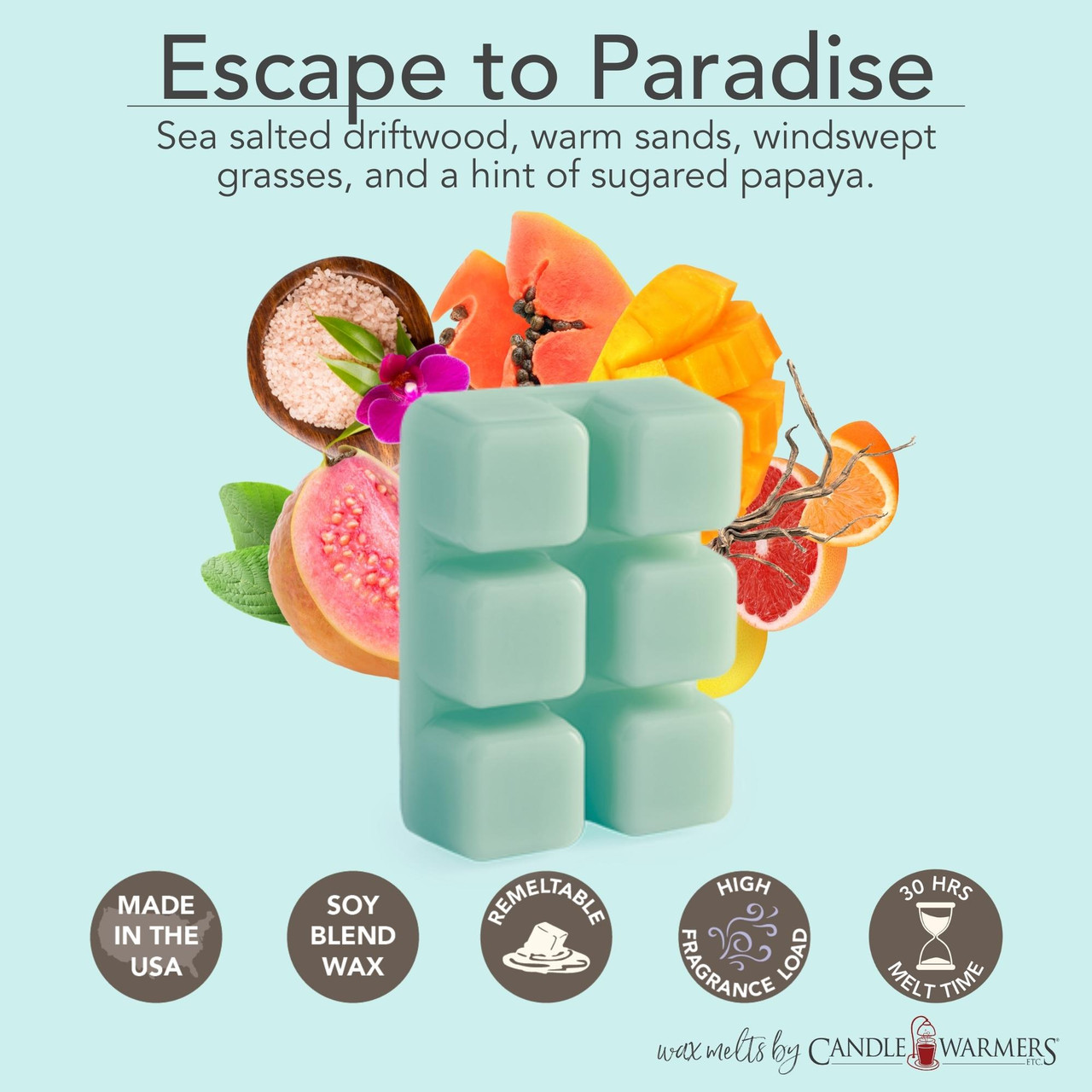 Escape to Paradise Classic Wax Melts