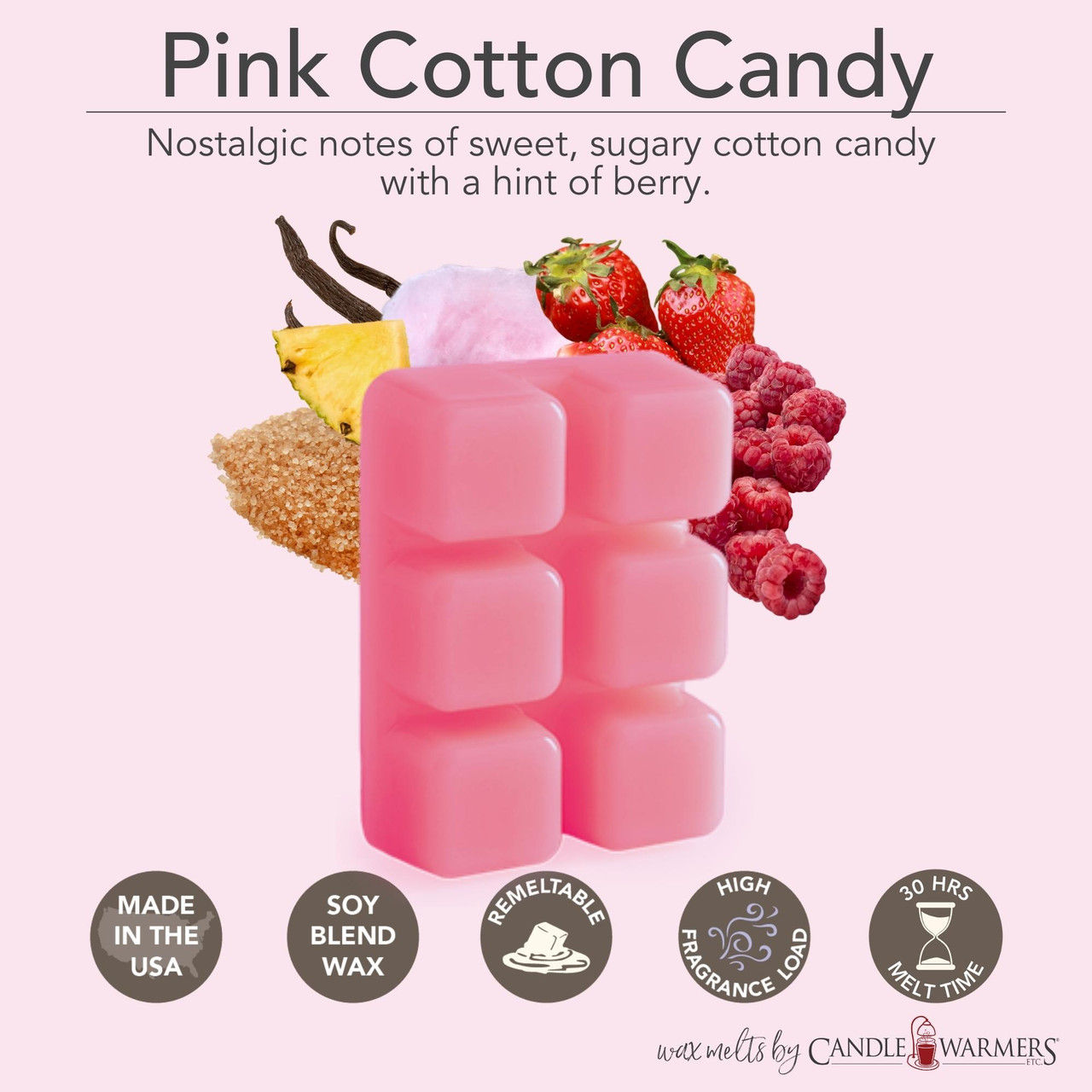 Pink Cotton Candy Classic Wax Melts