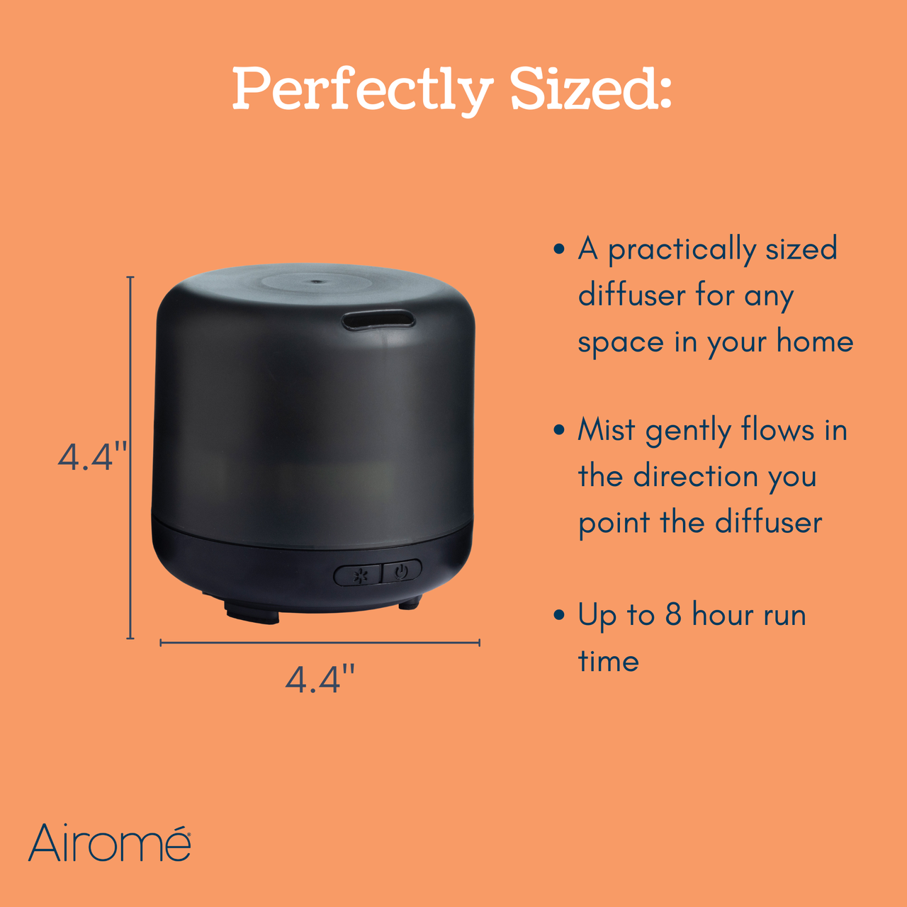 Black Directional Ultra Sonic Diffuser