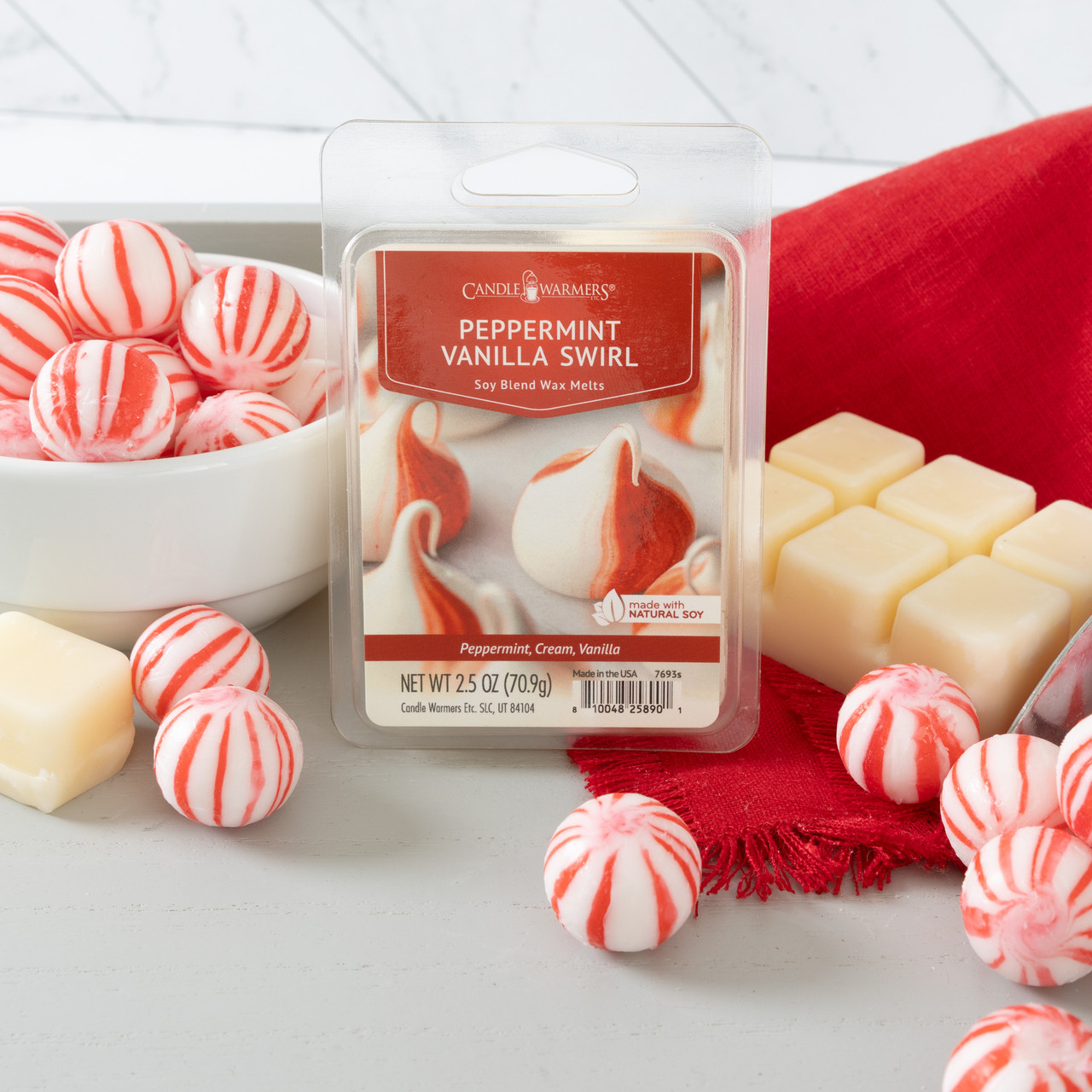 Peppermint Vanilla Swirl Classic Wax Melts