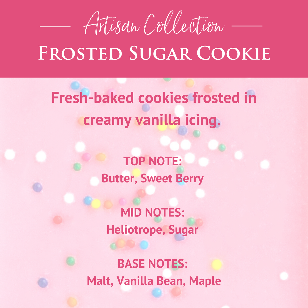 Frosted Sugar Cookie Artisan Wax Melt
