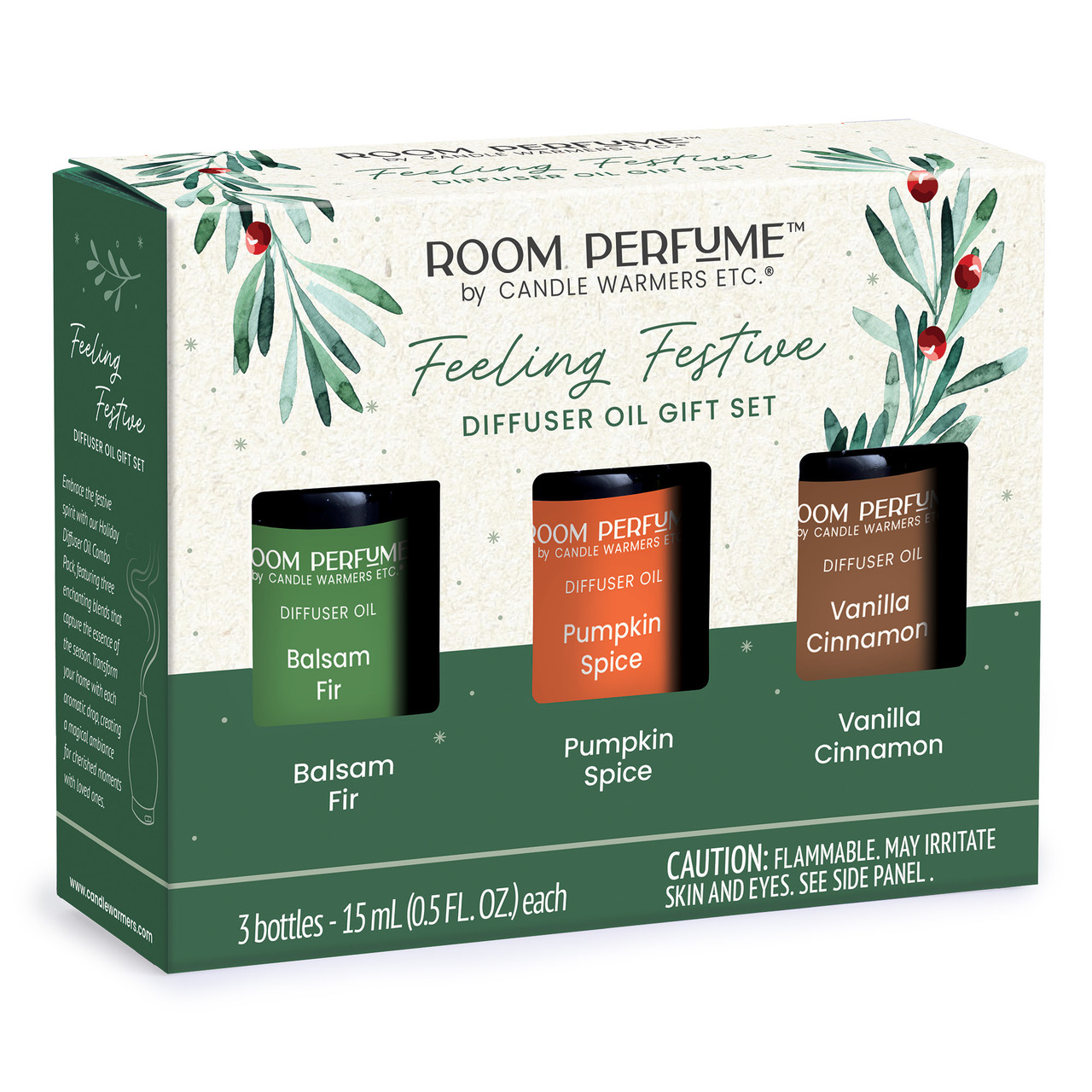 Feeling Festive Room Perfume Diffuser Oil Gift Set