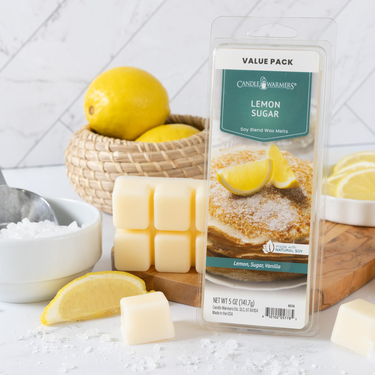 Lemon Sugar Wax Melts 5oz