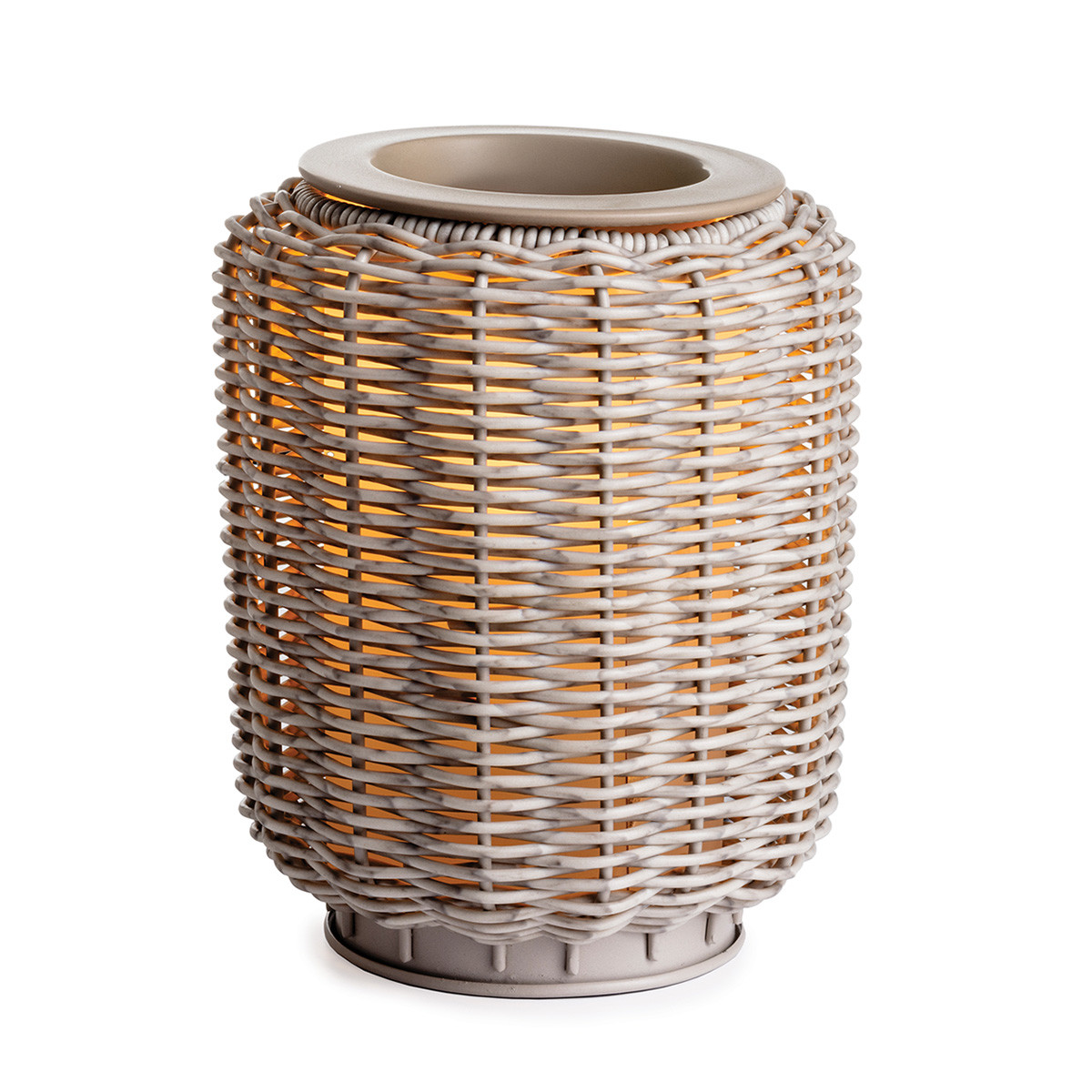 Wicker Grey Illumination Fragrance Warmer