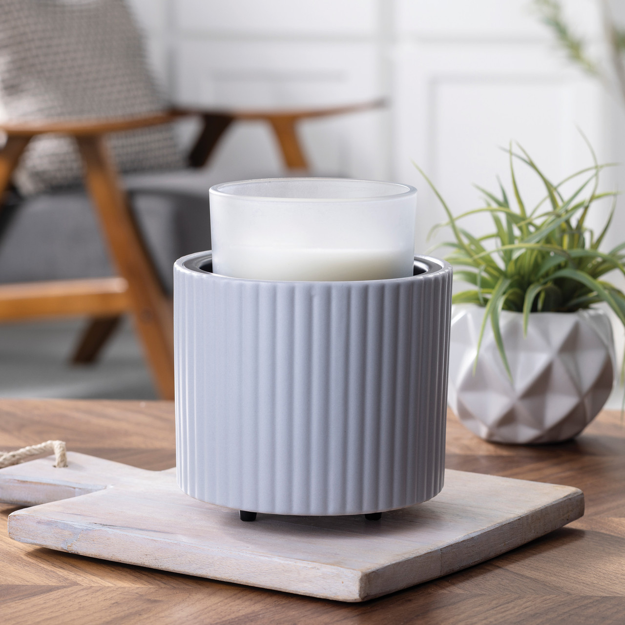 Fluted Crock Candle Warmer
