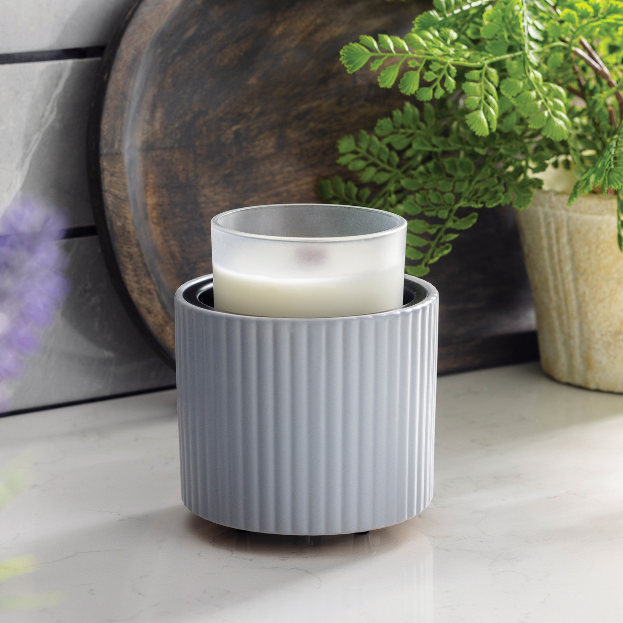 Fluted Crock Candle Warmer