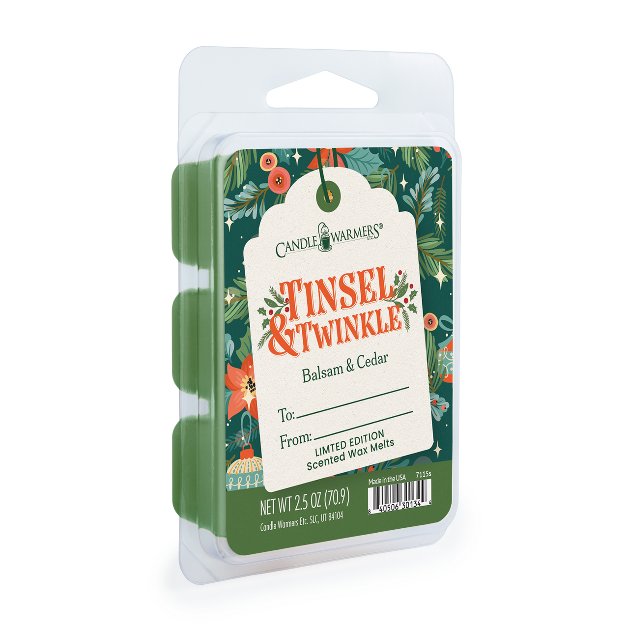 Tinsel & Twinkle Limited Edition 2.5 oz Christmas Wax Melt