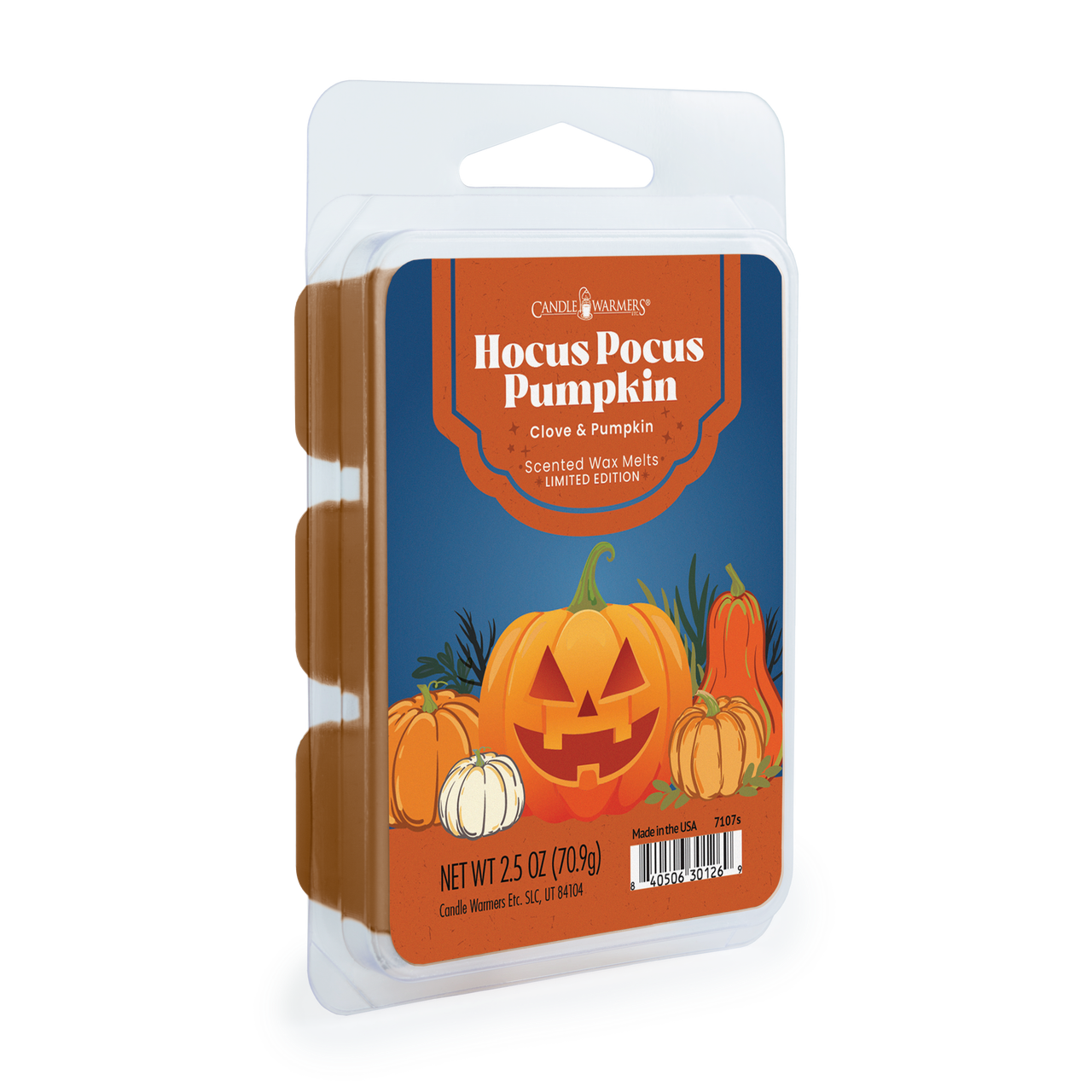 Hocus Pocus Pumpkin Limited Edition 2.5 oz Halloween Wax Melt