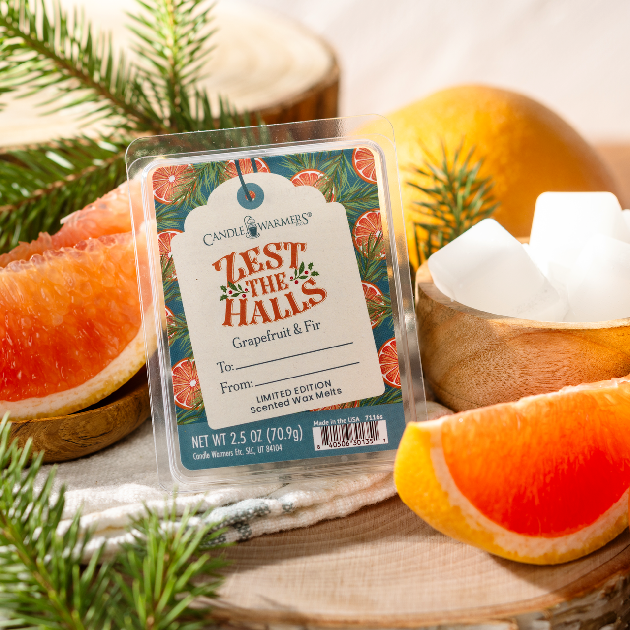 Zest The Halls Limited Edition 2.5 oz Christmas Wax Melt