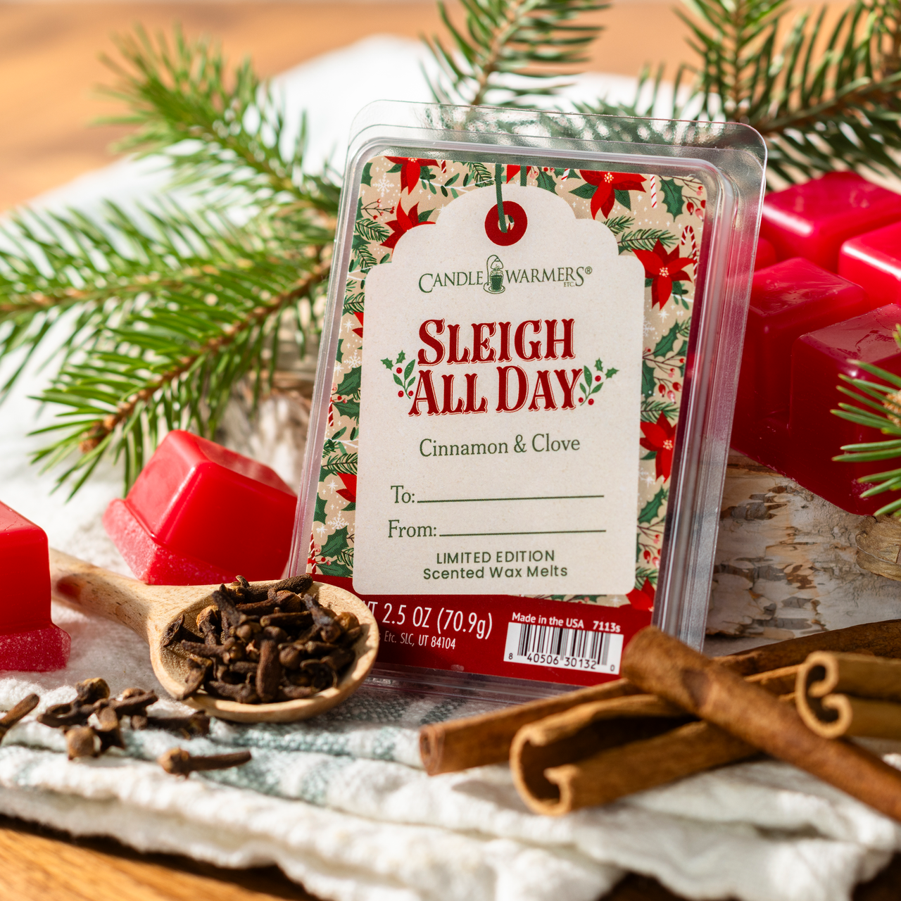 Sleigh All Day Limited Edition 2.5 oz Christmas Wax Melt