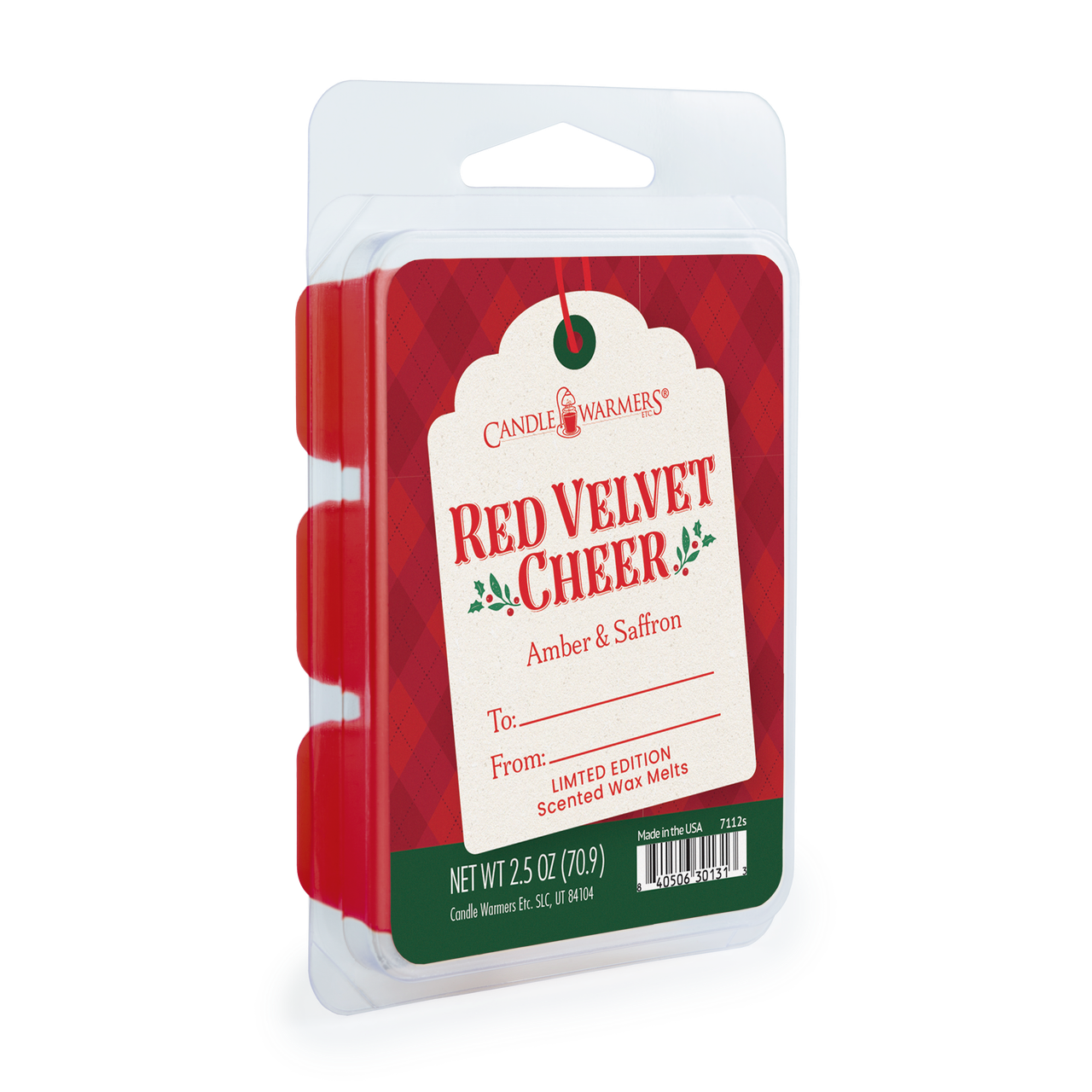 Red Velvet Cheer Limited Edition 2.5 oz Christmas Wax Melt