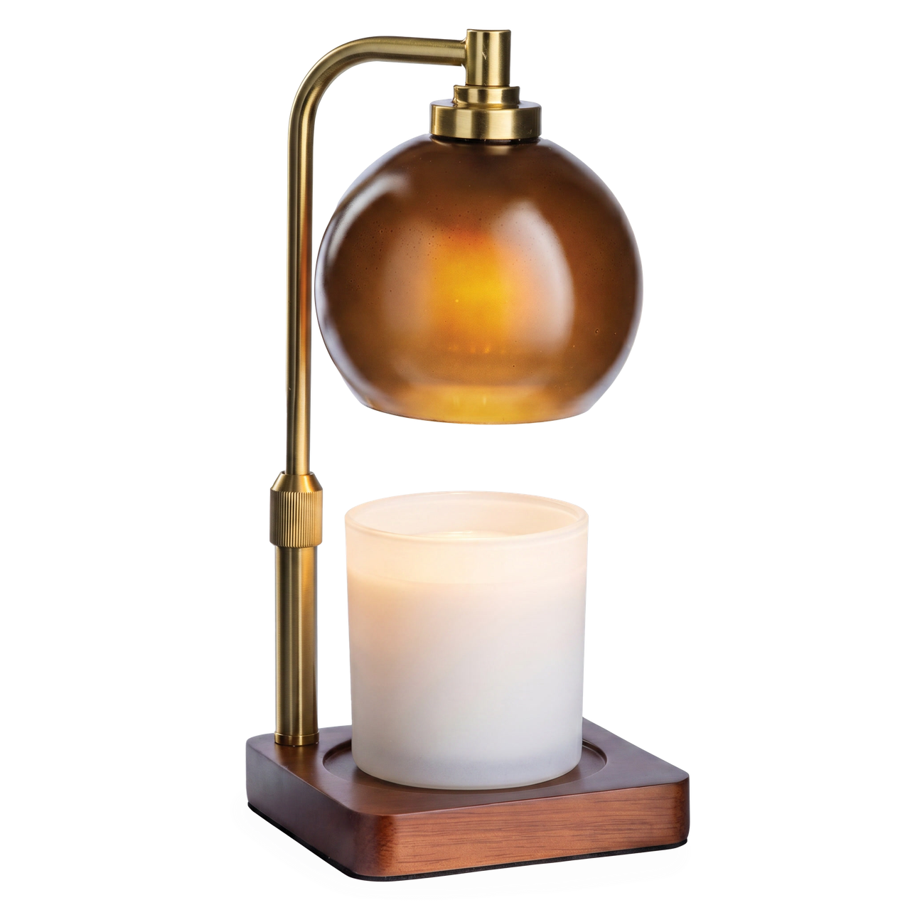 Amber Sphere Candle Warmer Lamp