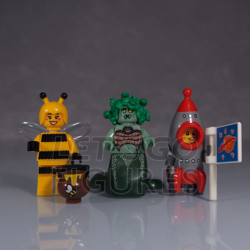 Classic Figures: Bumblebee Girl, Medusa, Rocket Boy - Custom Set