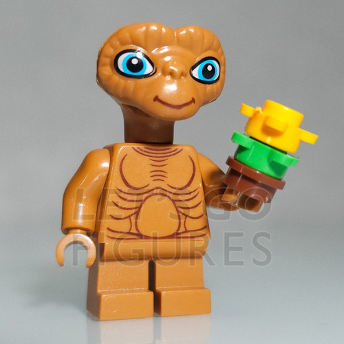 Custom E.T. Figure (W/ Flower), ET, Movie Classics
