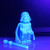 Custom Darth Vader Figure, Translucent Blue & White (Set Of 2)